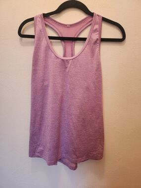 Ictive Lavander Heather Racerback Workout Tank Size M